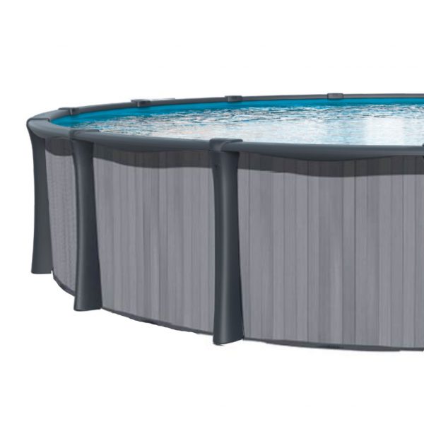 Piscine hors terre en résine complète avec mur de résine Piscine hors terre en résine complète avec mur de résine